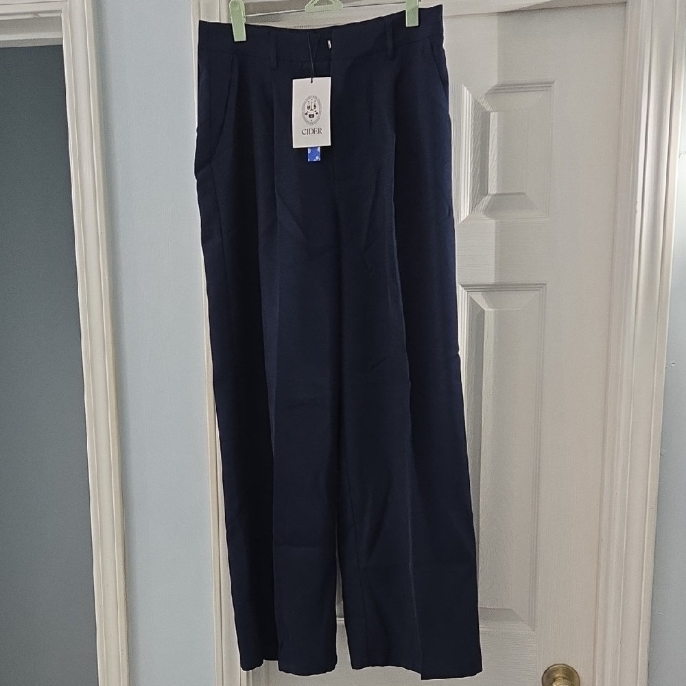 Cider Women's Dark Blue Dress Pants